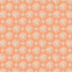 Ikat in Tangerine