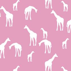 Giraffe Silhouette in Begonia