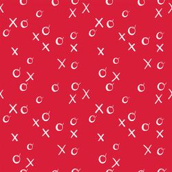 Hugs and Kisses in Cherry Red
