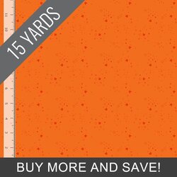 Kitty Litter Blender in Tangerine - 15 Yard Bolt