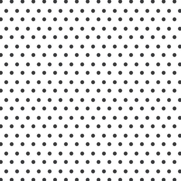 Winter Dot in Dark Grey on White