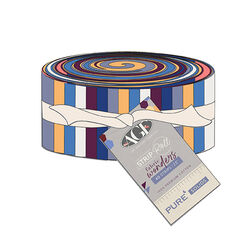 Pure Solids 2.5" Strip Roll in Horizon