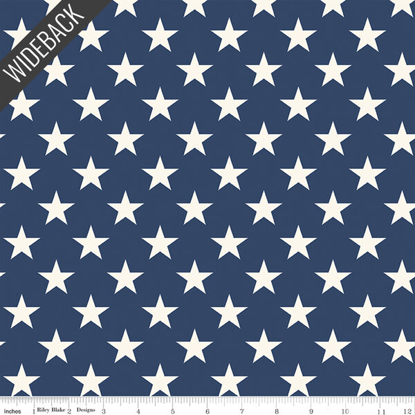 Stars Wideback in Blue