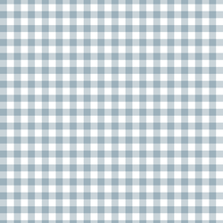 Little Spring Gingham in Slate Blue