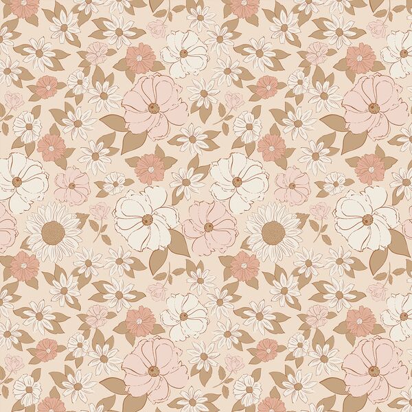 Small Flower Child in Boho Blush