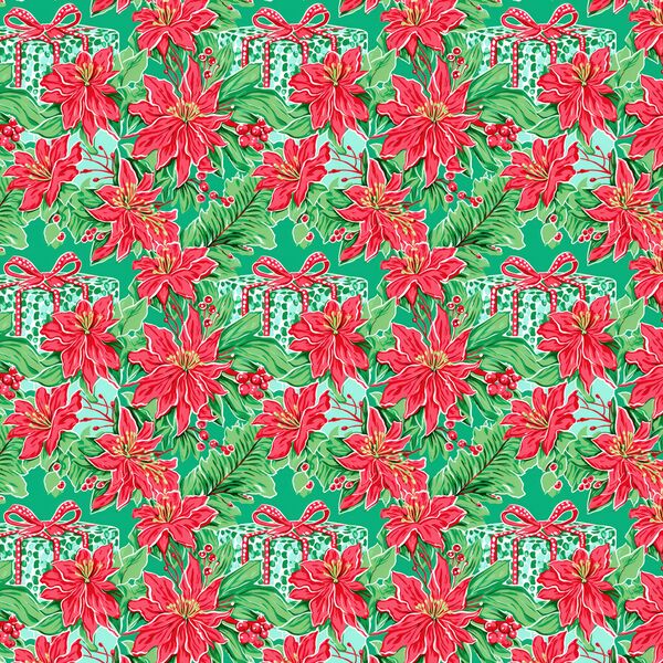 Little Gifted in Poinsettia