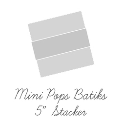 Expressions Batiks Basics 5" Square Pack in Mini Pops Contemporary