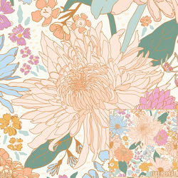 Large Blooms in Sunlit