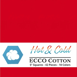 Ecco Cotton 5" Square Pack in Hot and Cold
