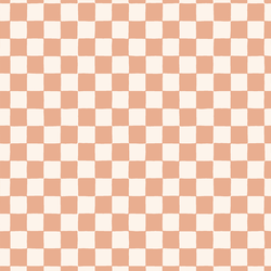 Organic Checkerboard in Rosy Pink