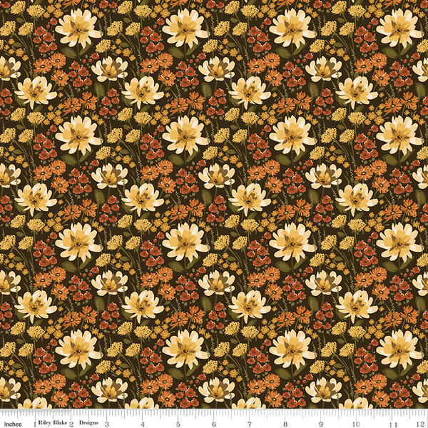 Floral in Mocha