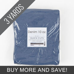 Indigo Denim 10 Oz - 3 Yard Quick Cut