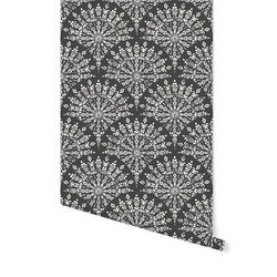 Bohemian Fans in Charcoal
