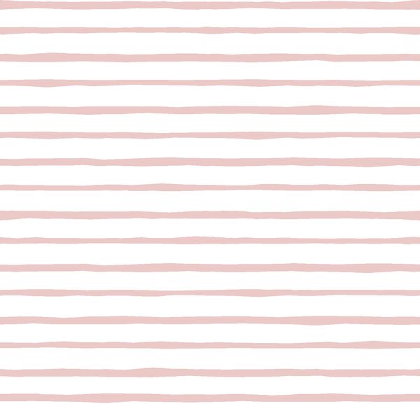 Artisan Stripe in Blush on White