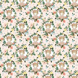 Floral Girl Kangaroo in Pink