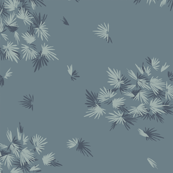Scattered in Steel Blue