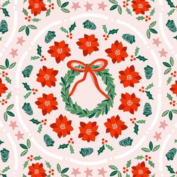 Garden Noel in Slipper Pink
