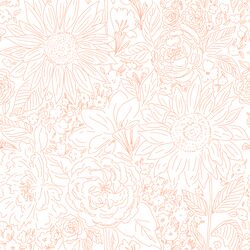 Paperie in Peachy on White
