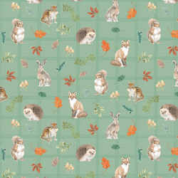 Animals in Light Forest