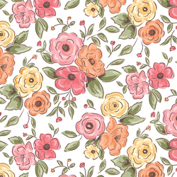 Blooming Garden in Spring Afternoon