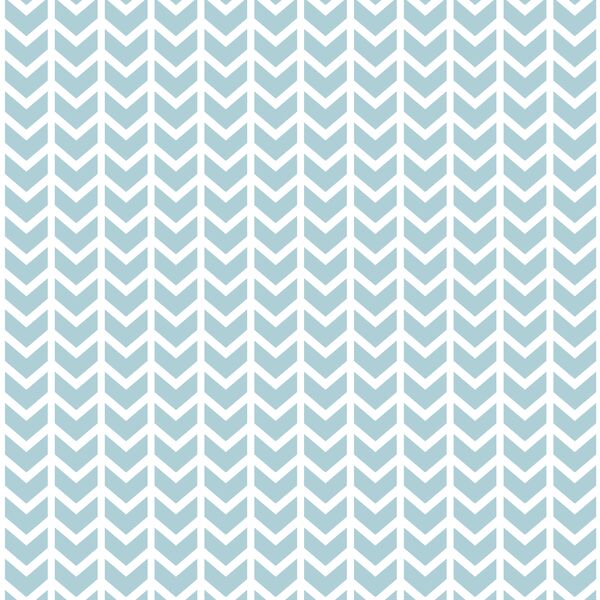 Broken Chevron in Powder Blue