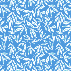 Seaweed in Ocean Blue