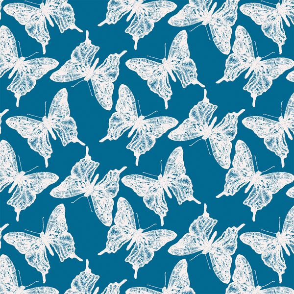 Butterflies in Jay Blue
