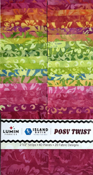 Posy Twist Batiks 2.5" Strip Roll
