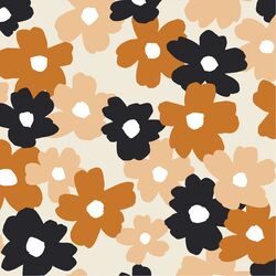 Large Fall Floral in Halloween