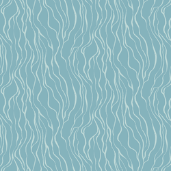 Mushroom Folds in Aqua
