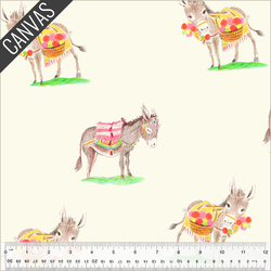 Burros Canvas in Ivory