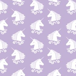 Unicorn Silhouette in Lilac