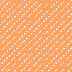 Witchy Waves in Pumpkin Orange