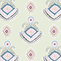 Boho Medallion in Pastel Green