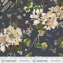 Peony Garden Wideback in Indigo