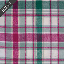 Chevron Plaid Flannel in Eucalyptus