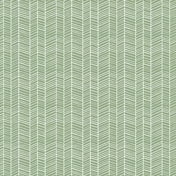 Little Herringbone in Meadow Green