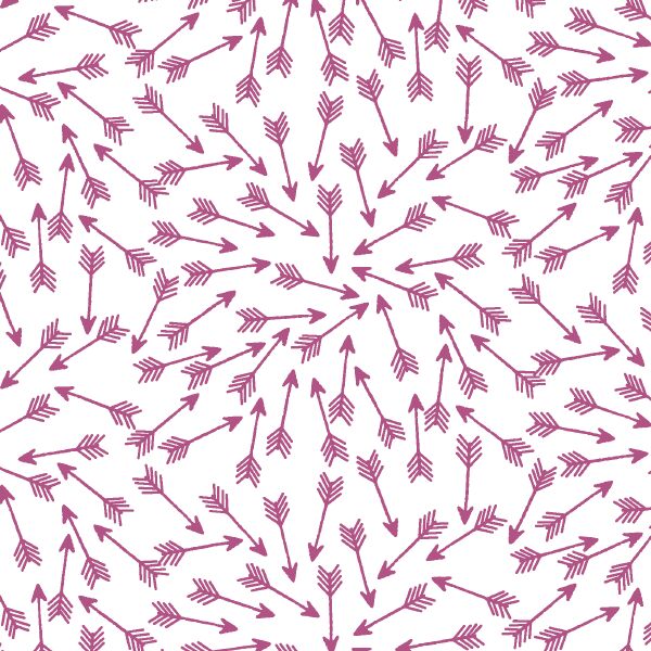 Arrows in Azalea on White