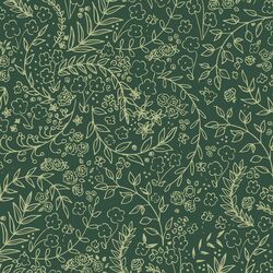Sketched Florals in Glade Green
