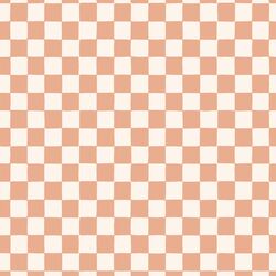 Organic Checkerboard in Rosy Pink