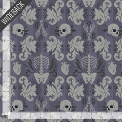 Damask Fatale Wideback in Graveyard