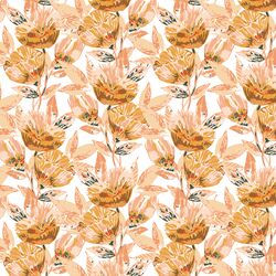 Copper Floral in Blush Pink