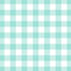 Gingham in Sea Breeze