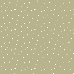 Snowy Spots in Sprig Green