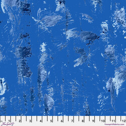 Brushstrokes in True Blue