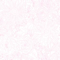 Paperie in Blooming Pink on White