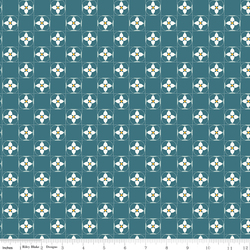 Quilt Squares in Teal