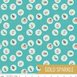 Ornaments in Blue Sparkle