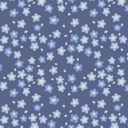 Scattered Petals in Forget Me Not