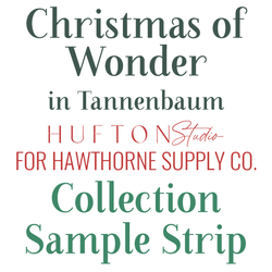 Christmas of Wonder Sample Strip in Tannenbaum